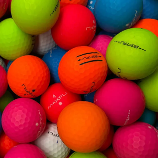 Maxfli Color Mix Used Golf Balls - The Golf Ball Company