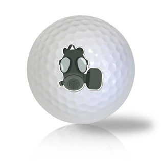 Gas Mask Golf Balls Used Golf Balls - The Golf Ball Company