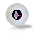Monster with a Coffee Keeping Warm Funny Golf Balls Used Golf Balls - The Golf Ball Company