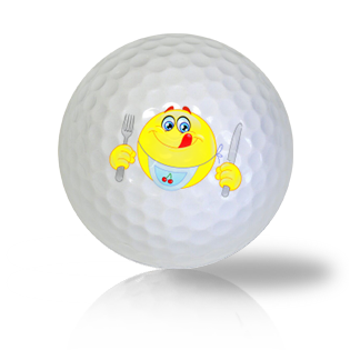Ready To Eat Emoticon Golf Balls Used Golf Balls - The Golf Ball Company