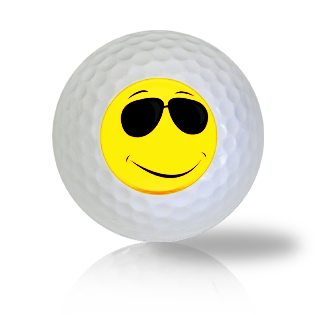 Sun Glasses (Shades) Emoticon Golf Balls Used Golf Balls - The Golf Ball Company