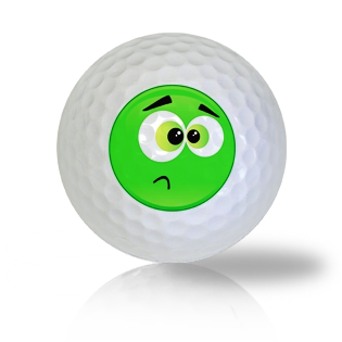 Sick Emoticon Golf Balls Used Golf Balls - The Golf Ball Company