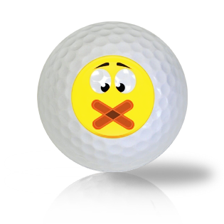 Oops! Slip up Emoticon Golf Balls Used Golf Balls - The Golf Ball Company