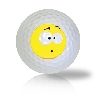 Somewhat Confused Emoticon Golf Balls Used Golf Balls - The Golf Ball Company