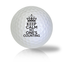 Keep Calm No One's Counting Golf Balls Used Golf Balls - The Golf Ball Company