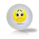 Oh No! Super Sad Emoticon Golf Balls Used Golf Balls - The Golf Ball Company