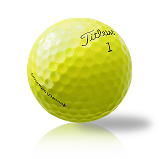 Custom Titleist Pro V1 2021 Yellow Used Golf Balls - The Golf Ball Company
