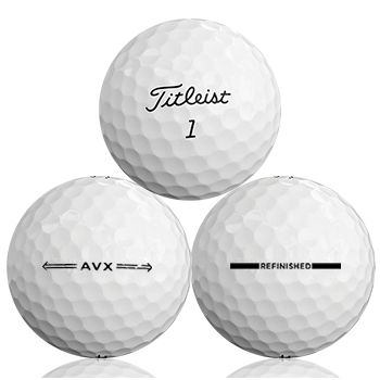 Custom Titleist AVX Refinished (Straight Line) Golf Balls - The Golf Ball Company