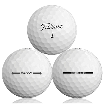 Titleist Pro V1 2021 Refinished (Straight Line) Used Golf Balls - The Golf Ball Company