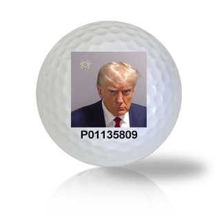 Donald Trump Mug Shot Golf Balls Used Golf Balls - The Golf Ball Company