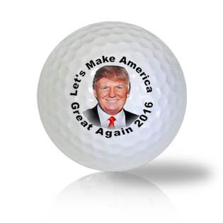 Trump 2016 Let's Make America Great Again Golf Balls Used Golf Balls - The Golf Ball Company