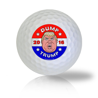 Dump Trump In The Dumpster Golf Balls Used Golf Balls - The Golf Ball Company