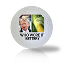 Donald Trump Who Wore Their Hair Better Golf Balls Used Golf Balls - The Golf Ball Company