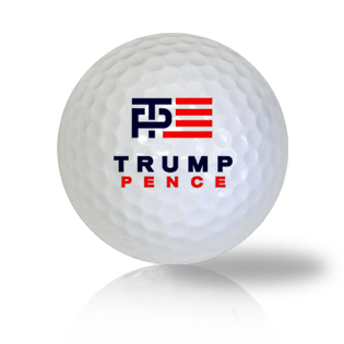 Donald Trump and Mike Pence Campaign Golf Balls Used Golf Balls - The Golf Ball Company