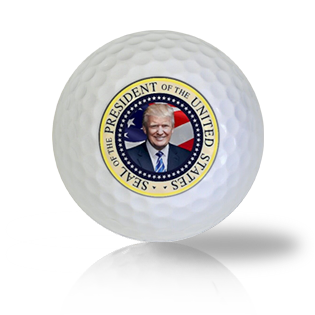 Donald Trump Presidential Seal Golf Balls Used Golf Balls - The Golf Ball Company