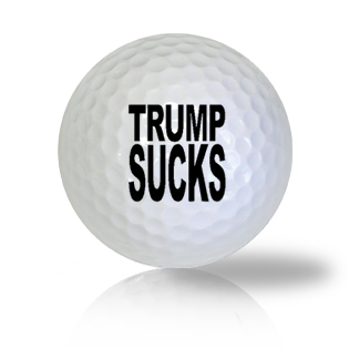 Trump Sucks Golf Balls Used Golf Balls - The Golf Ball Company