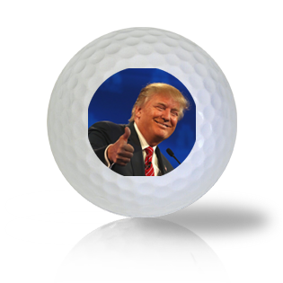 Donald Trump Giving a Thumbs Up Golf Balls Used Golf Balls - The Golf Ball Company
