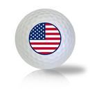 America Circle Flag Golf Balls Used Golf Balls - The Golf Ball Company