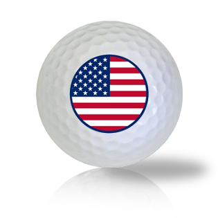 America Circle Flag Golf Balls Used Golf Balls - The Golf Ball Company