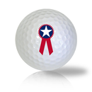 America Flag Ribbon Golf Balls Used Golf Balls - The Golf Ball Company