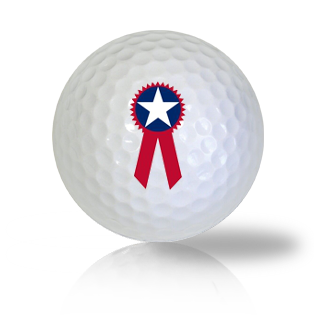 America Flag Ribbon Golf Balls Used Golf Balls - The Golf Ball Company