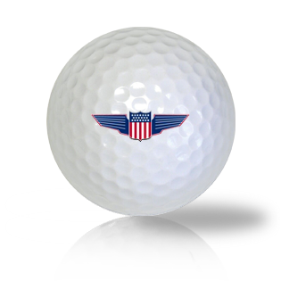 America Flag Shield Golf Balls Used Golf Balls - The Golf Ball Company