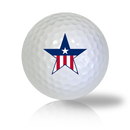 America Flag Star Golf Balls Used Golf Balls - The Golf Ball Company