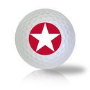 America Red Star Golf Balls Used Golf Balls - The Golf Ball Company