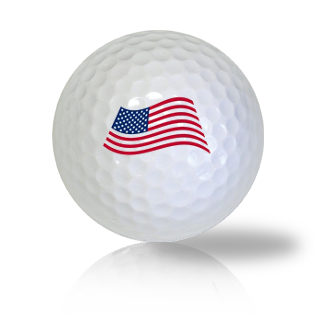 America Flag Golf Balls Used Golf Balls - The Golf Ball Company