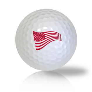 America Red Flag Golf Balls Used Golf Balls - The Golf Ball Company
