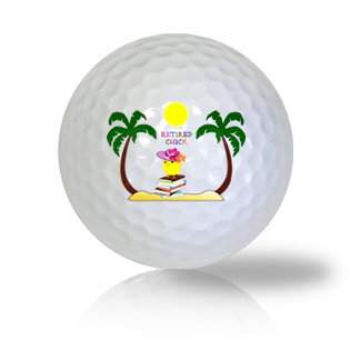 Retired To The Beach Golf Balls Used Golf Balls - The Golf Ball Company