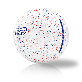 Vice Pro Drip Red And Blue Used Golf Balls - The Golf Ball Company