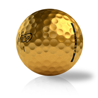 Vice Pro Plus Gold Used Golf Balls - The Golf Ball Company