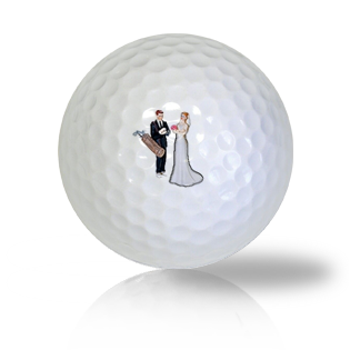 Bride & Groom Golf Balls Used Golf Balls - The Golf Ball Company