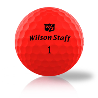 Wilson Duo Soft Optic Red Used Golf Balls - The Golf Ball Company