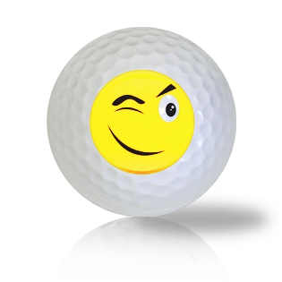 Sly Wink Emoticon Golf Balls Used Golf Balls - The Golf Ball Company