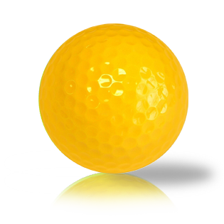 New Yellow Blank Balls Used Golf Balls - The Golf Ball Company