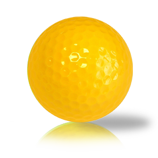 Custom New Yellow Blank Balls Used Golf Balls - The Golf Ball Company