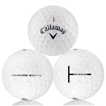 Custom Callaway Chrome Soft Refinished (T-Line) Used Golf Balls - The Golf Ball Company