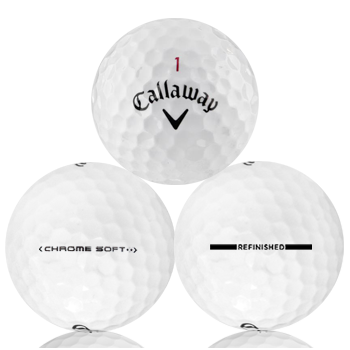 Callaway Chrome Soft Refinished (Straight Line) Used Golf Balls - The Golf Ball Company