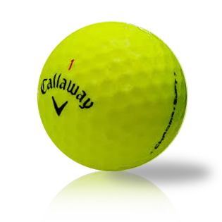 Custom Callaway Chrome Soft Yellow Used Golf Balls - The Golf Ball Company