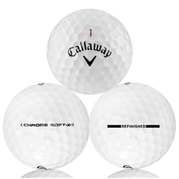 Callaway Chrome Soft X Refinished (Straight Line) Used Golf Balls - The Golf Ball Company