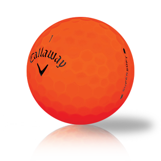 Custom Callaway Supersoft Bold Matte Orange 2019 Used Golf Balls - The Golf Ball Company