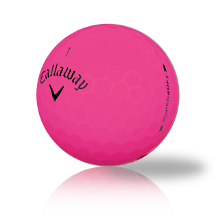 Custom Callaway Supersoft Bold Matte Pink Used Golf Balls - The Golf Ball Company