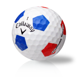Callaway Chrome Soft X Truvis Red Blue Used Golf Balls - The Golf Ball Company