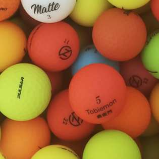 Assorted Color Matte Mix Used Golf Balls - The Golf Ball Company