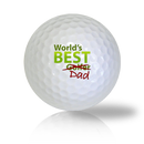 World's Best Dad Golf Balls Used Golf Balls - The Golf Ball Company