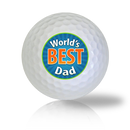 World's Best Dad Golf Balls Used Golf Balls - The Golf Ball Company