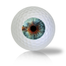 Aqua Blue Eye Ball Golf Balls Used Golf Balls - The Golf Ball Company