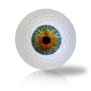 Blue Brown Eye Ball Golf Balls Used Golf Balls - The Golf Ball Company